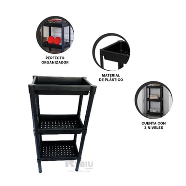 REPISA RYBIU HO29700 NEGRO COCINA + ENVOLTORIO REGALO - 3