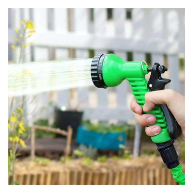 MANGUERA RYBIU HO29902 MANGUERILLA RESISTENTE VERDE 60 M + LIGAS REGALO