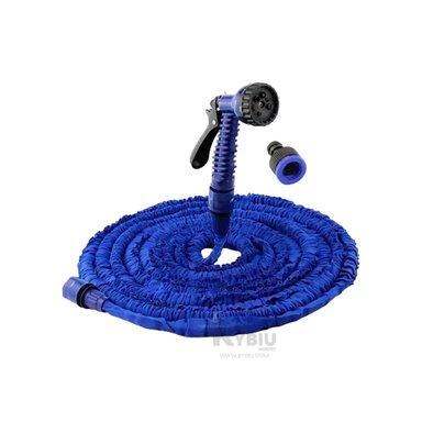 MANGUERA RYBIU HO29903 MANGUERILLA DURADERO AZUL 60 M + REGALO LIGAS PEINAR