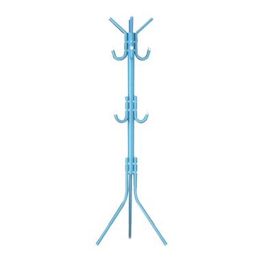 COLGADOR METAL HO30011 MULTIFUNCION PRACTICO CELESTE + REGALO AGENDITA - 1