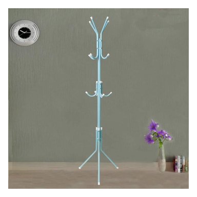 COLGADOR METAL HO30011 MULTIFUNCION PRACTICO CELESTE + REGALO AGENDITA - 4