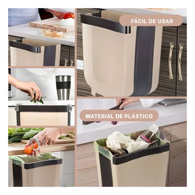 CONTENEDOR DE BASURA RYBIU BEIGE + ENVOLORIO REGALO