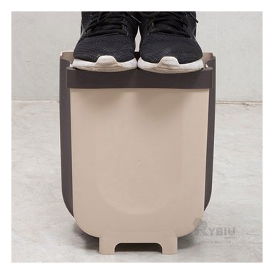 TACHO RESIDUOS LAVABLE RYBIU BEIGE + PAPEL REGALO