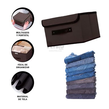 CAJA RYBIU HO29775 NEGRO MALETERA MODERNO + PAPEL REGALO