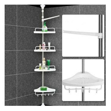 ESTRUCTURA DE DUCHA BLANCO PARA CASA CON LINEAS LIMPIAS Y USO DIARIO Y+LIGAS REGALO