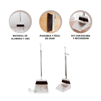 UTENSILIO RYBIU HO30847 ASEO CASA BLANCO + BANDERITAS ADHESIVAS - 2