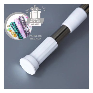 SET TUBO CORTINA RYBIU HO30833 GRIS PLOMO 70 CM 1.20M + PAPEL REGALO