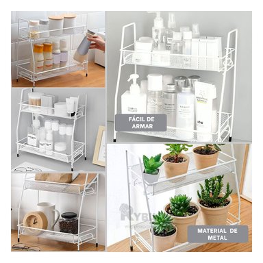 ORGANIZADOR RYBIU HO29664 BLANCO METALICO RESISTENTE + GIFT MINIAGENDA