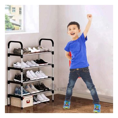 PORTAZAPATOS RYBIU HO29603 NEGRO EFICAZ Y PRACTICO 4 N + GIFT STICKERS - 2