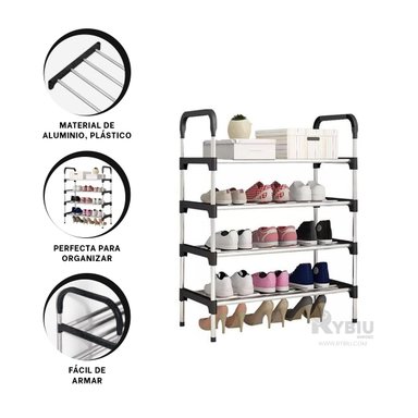 ORGANIZADOR RYBIU HO29603 NEGRO SEGURO CON 4 N + REGALO LIGAS PEINAR