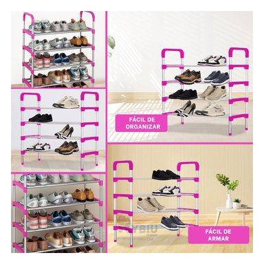 ORGANIZADOR RYBIU HO29605 ROSADO DURADERO 4 NIVELES + REGALO STICKERS