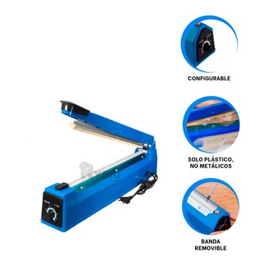 EMPACADOR RYBIU DFWJ-29 CONFIGURABLE 400MM AZUL + REGALO STICKERS - 3