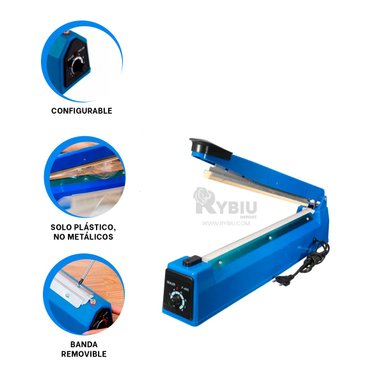 EMPACADOR RYBIU DFWJ-29 RAPIDO BOLSAS 400MM AZUL + GIFT STICKERS