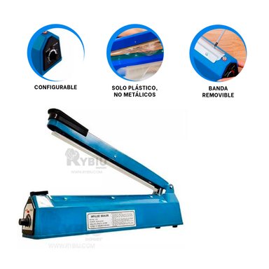 ARTICULO RYBIU DFWJ-29 AISLANTE EN 400MM AZUL + REGALO LIGAS PEINAR - 3