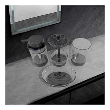 JUEGO OBJETOS LIMPIABLES RYBIU HO30199 4 PIEZAS EN NEGRO + LIGAS DE REGALO