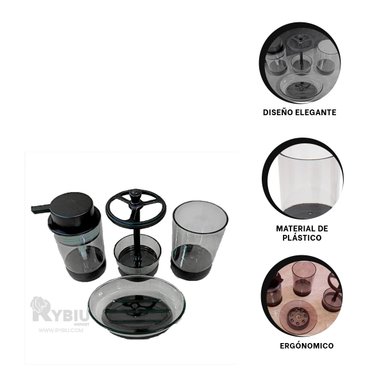 LINEA PARA LIMPIEZA CORPORAL RYBIU HO30199 4 PIEZAS ENNEGRO + REGALO AGENDITA