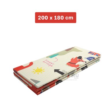 PISO RYBIU HO30719 200 X 180 CM INFANTIL VERSATIL MULTICOLOR + GIFT STICKERS