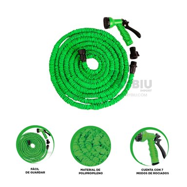 MANGUERA RYBIU HO30303 TUBO POLIESTER VERDE 22 M + REGALO AGENDITA