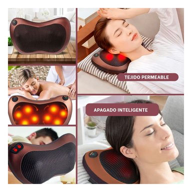 COJÍN RYBIU HO30720 ÚTIL Y RELAJADOR MARRÓN + GIFT MINIAGENDA 31 X 10 CM