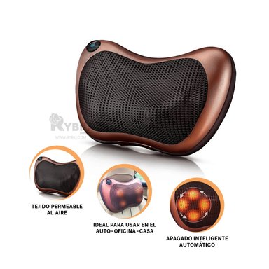 ALMOHADÍN RYBIU HO30720 CUARTO MARRÓN + REGALO LIGAS PEINAR 31 X 10 CM