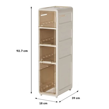 CLOSET RYBIU HO32469 ORDENADOR DE 4 NIVELES + LIGAS DE REGALO - 4