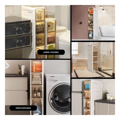 GUARDARROPA RYBIU HO32469 COMPACTA 4 NIVELES + REGALO STICKERS