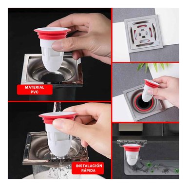 ACCESORIO COCINA RYBIU HO32455 BLANCO ELIMINA DESECHOS + REGALO STICKERS