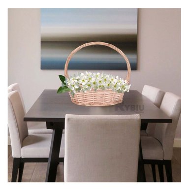 SET CESTA RYBIU HO32331 MIMBRE MARRON UTIL OVALADA + REGALO AGENDITA