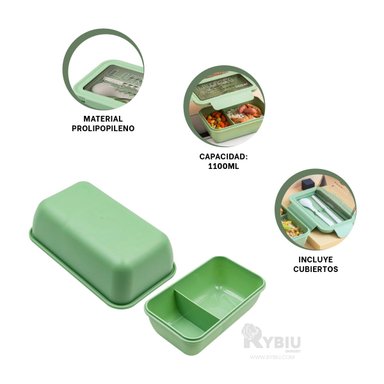 ENVASE LIVIANO RYBIU CO29592 VERDE +REGALO STICKERS
