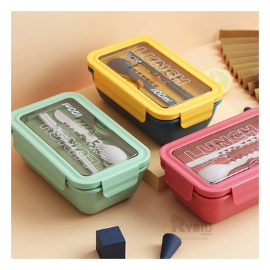 ENVASE VERSATIL PARA ALMUERZOS RYBIU CO29592 VERDE +GIFT MINIAGENDA