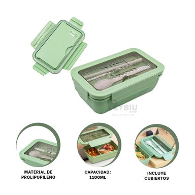 ENVASE FUNCIONAL RYBIU CO29592 VERDE +GIFT STICKERS