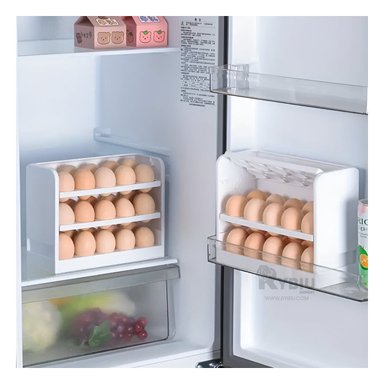 PORTAHUEVOS GRANDE DE COLOR BLANCO Y+PAPEL DE REGALO