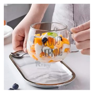 TAZON RYBIU CON LETRAS 350ML GOOD MORNING + ENVOLTORIO DE REGALO CO29910