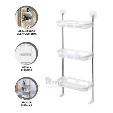 ORGANIZADOR RYBIU HO30810 BLANCO REPISA BAÑO + REGALO AGENDITA