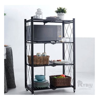 ESTANTE ORGANIZADOR CON 4 NIVELES DE NEGRO Y+PAPEL DE REGALO