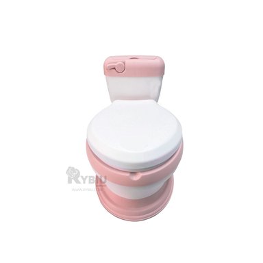 INODORO RYBIU HO30754 ASIENTO MODERNO + BANDERITAS ADHESIVAS ROSADO