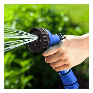 MANGUERA RYBIU HO30767 MANGUERILLA RESISTENTE AZUL 30 M + LIGAS REGALO