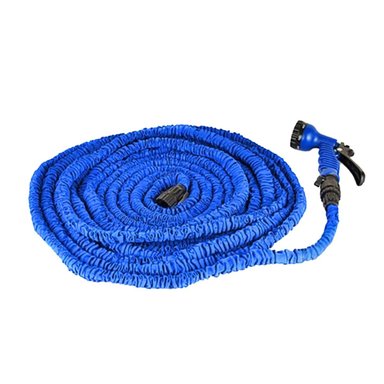 MANGUERA RYBIU HO30767 MANGUERILLA RESISTENTE AZUL 30 M + LIGAS REGALO - 3