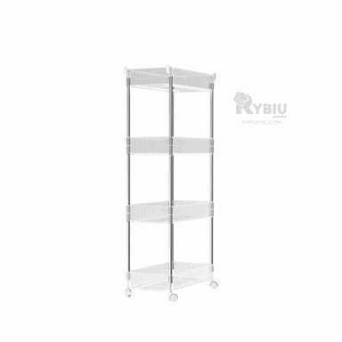 REPISA RYBIU HO29677 TRANSPARENTE 4 NIVLES CON 4 RUEDAS ACRILICO + GIFT MINIAGENDA