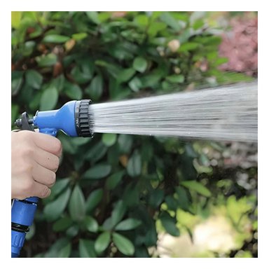 MANGUERA RYBIU HO30769 MANGUERILLA RESISTENTE AZUL 15 M + LIGAS REGALO