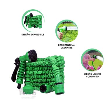 MANGUERA RYBIU HO30770 TUBO POLIESTER VERDE 15 M + REGALO AGENDITA