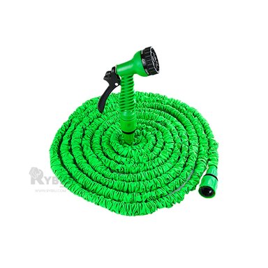 MANGUERA RYBIU HO30768 TUBO MULTIUSOS RESISTENTE VERDE 30 M + GIFT MINIAGENDA