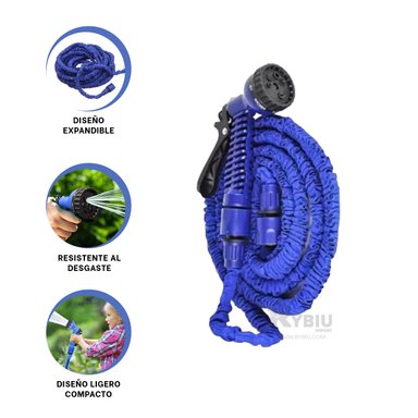 MANGUERA RYBIU HO30769 TUBO POLIESTER AZUL 15 M + REGALO AGENDITA