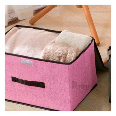 CAJA RYBIU HO29770 ROSADO ORGANIZAR CASA + PAPEL REGALO