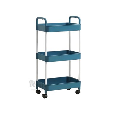 ESTANTERÍA RYBIU HO30739 AZUL FLEXIBLE 3 PISOS + GIFT STICKERS - 4
