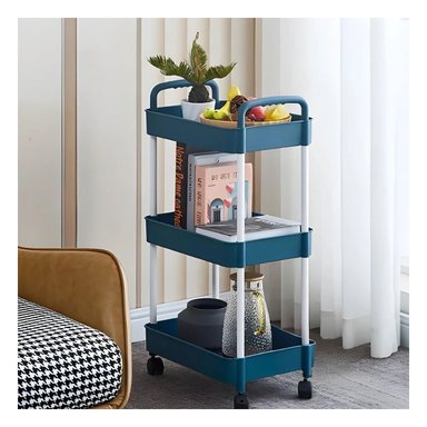 ESTANTERÍA RYBIU HO30739 AZUL MODERNIDAD + LIGAS REGALO