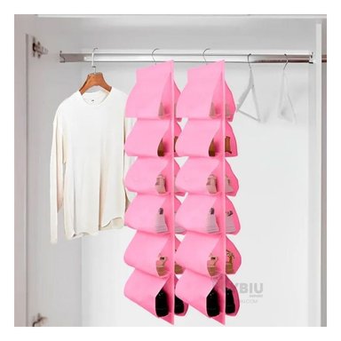 ORGANIZADOR RYBIU HO30836 ROSADO PORTATIL Y UTIL + GIFT STICKERS - 2