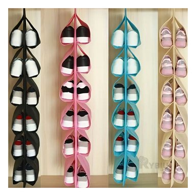 ZAPATERA RYBIU HO30836 ROSADO MINIMALISTA + PAPEL REGALO