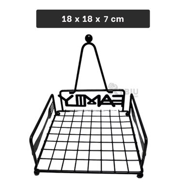 SERVILLETERO RYBIU CO29716 NEGRO SOPORTE NOVEDOSO + REGALO LIGAS PEINAR