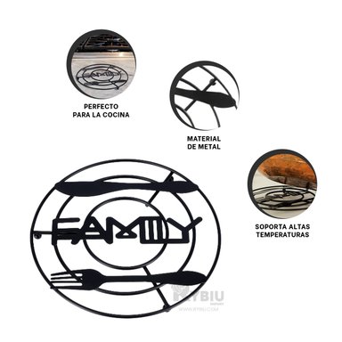 BASE RYBIU CO29717 NEGRO UTENSILIOS FUERTE + GIFT STICKERS